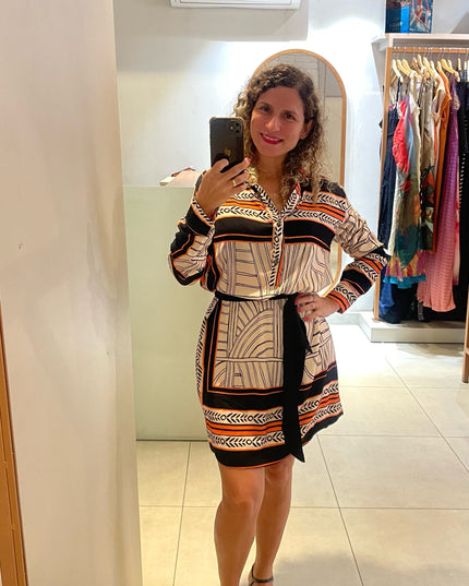 VESTIDO Dechelles | Estampa & Sofisticação