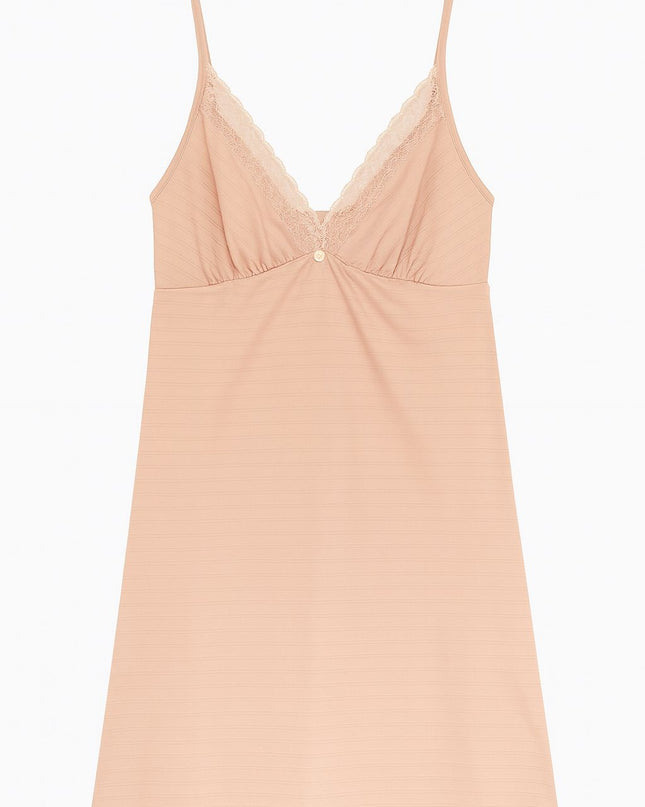 Camisola LUA LUÁ Com Renda Dourada | Leveza & Sofisticação Para Noites Confortáveis