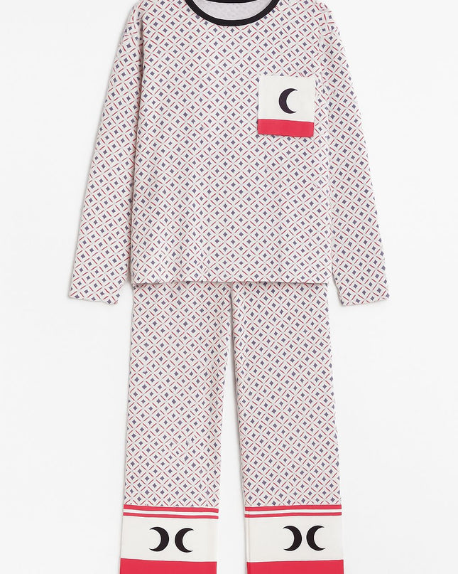 Pijama LUA LUÁ Estampa Geométrica | Conforto & Sofisticação Moderna