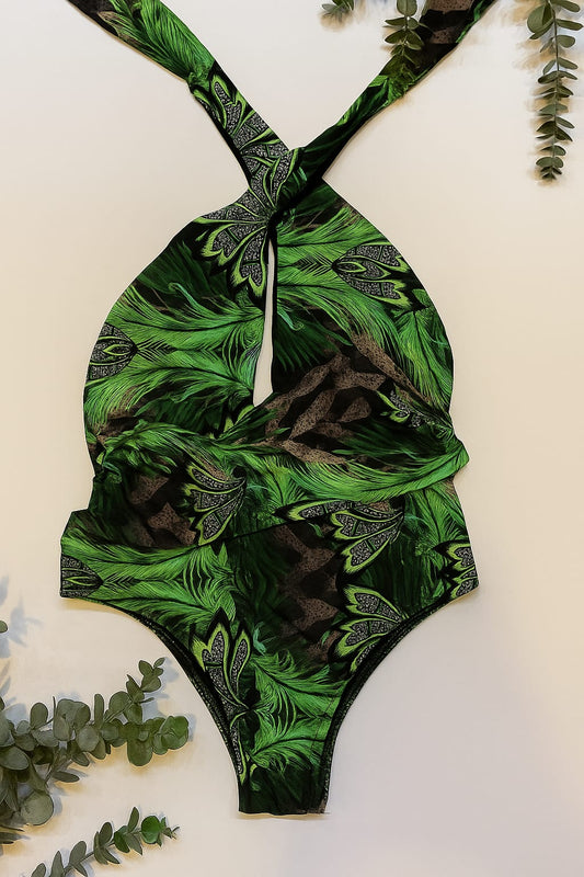 MAIÔ DECHELLES TROPICAL VERDE | Sofisticação & Estilo Marcante