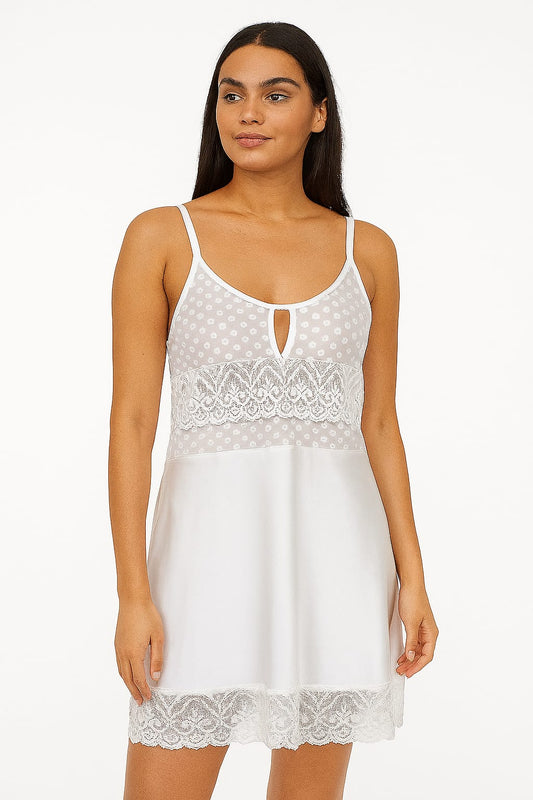 CAMISOLA GAROTA VENENO BRANCA | Delicadeza & Charme Romântico