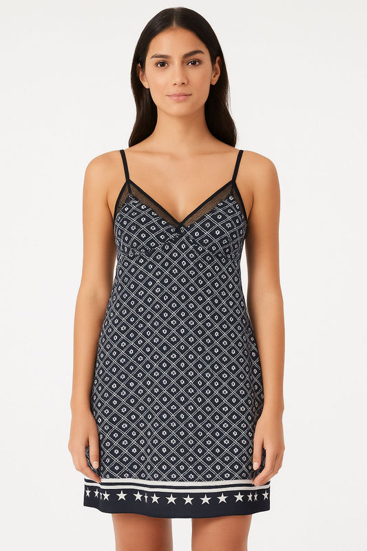 CAMISOLA LUA LUÁ GEOMÉTRICA | Leveza & Estilo Moderno