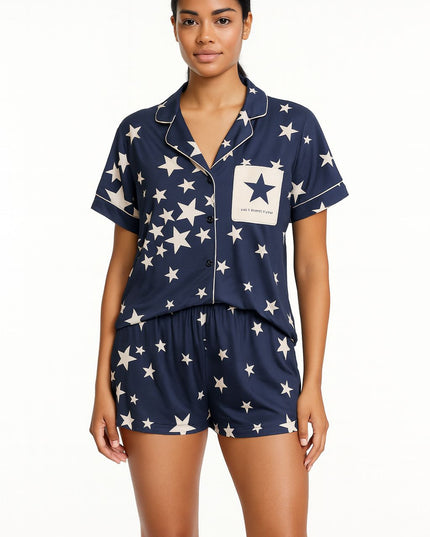 Pijama LUA LUÁ Estrelado | Conforto & Charme Para Noites Perfeitas