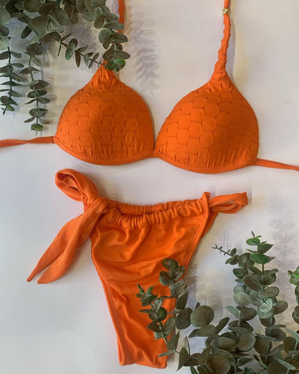 Biquíni FILÓ MAIS VOCÊ Laranja | Versatilidade & Estilo Tropical