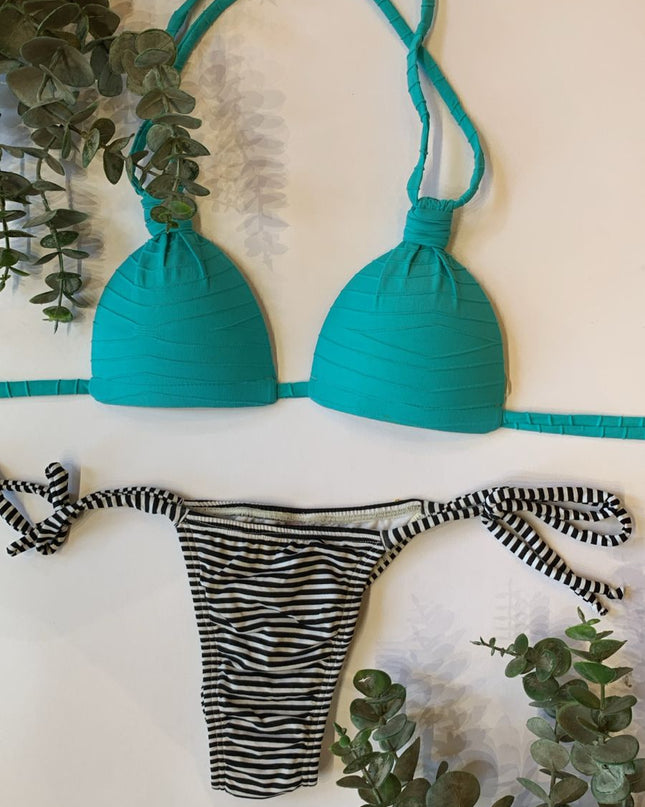 Biquíni FILÓ MAIS VOCÊ Turquesa | Frescor & Elegância Natural
