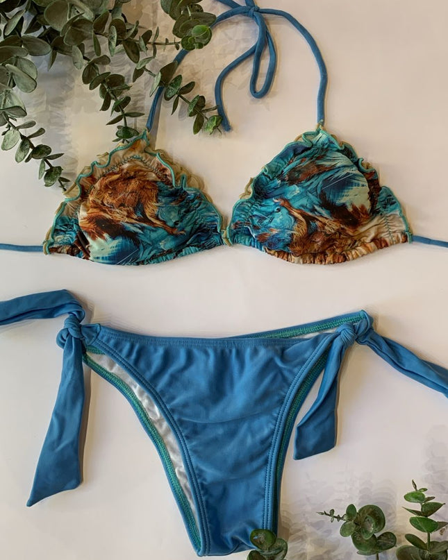 Biquíni FILÓ MAIS VOCÊ Cortininha | Conforto & Contraste Sofisticado