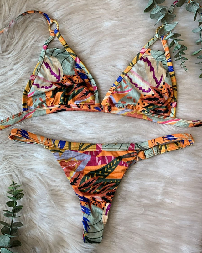 BIQUÍNI Belles TROPICAL CANELADO | Cor & Personalidade