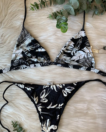 BIQUÍNI Dechelles TROPICAL P&B | Clássico & Elegante