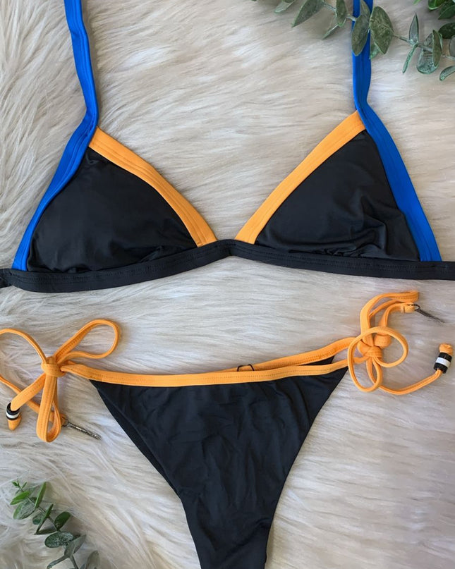 BIQUÍNI Dechelles ESPORTIVO COLOR BLOCK | Atitude & Estilo