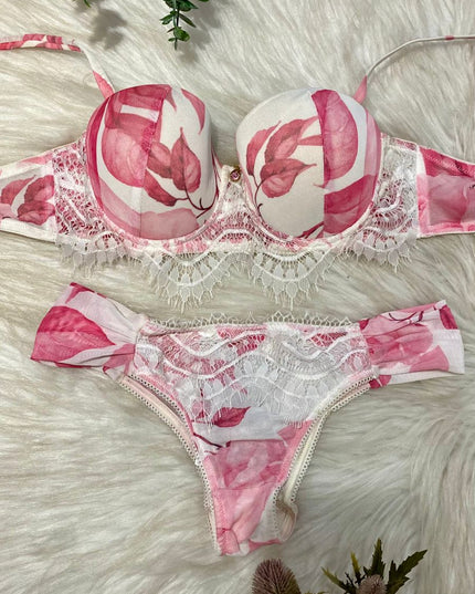 LINGERIE Belles FLORAL COM BOJO FIXO | Delicadeza & Feminilidade