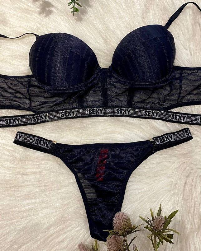 LINGERIE Garota Veneno COM RENDA PRETA | Poder & Sensualidade