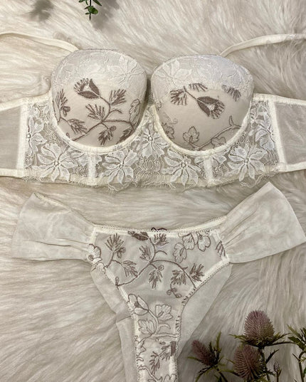 LINGERIE Belles COM RENDA BORDADA | Elegância & Delicadeza