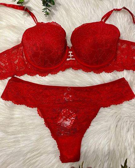 LINGERIE Belles RENDA VERMELHA | Sensualidade & Sofisticação