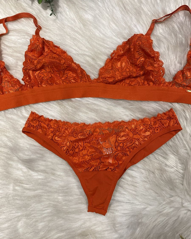 CONJUNTO DE LINGERIE Belles RENDA FLORAL | Delicadeza & Conforto Natural