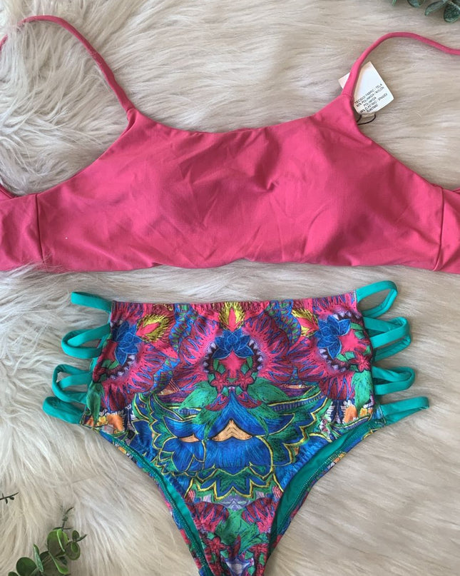 BIQUÍNI Dechelles FAIXA COLOR BLOCK | Vibrante & Cheio de Atitude