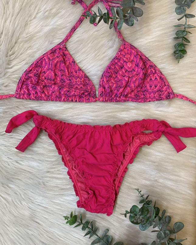 BIQUÍNI Três Marias – Animal Print Pink & Personalidade