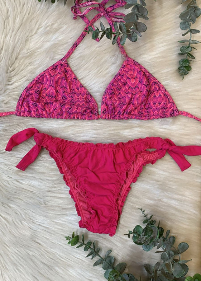 BIQUÍNI Três Marias – Animal Print Pink & Personalidade