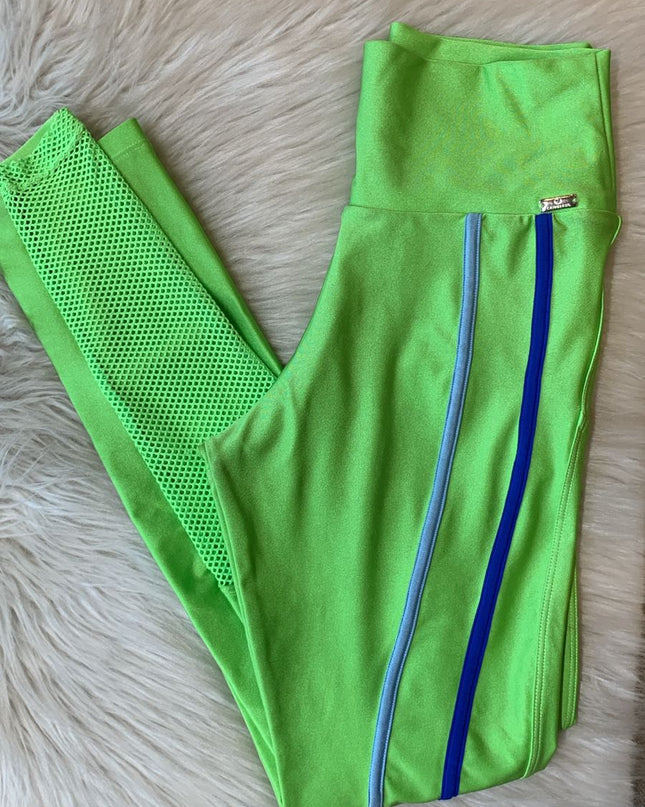 LEGGING FITNESS Caju Brasil | Verde Vibrante & Performance Moderna