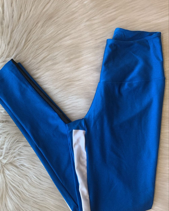 LEGGING FITNESS CCM | Azul Vibrante & Design Clean