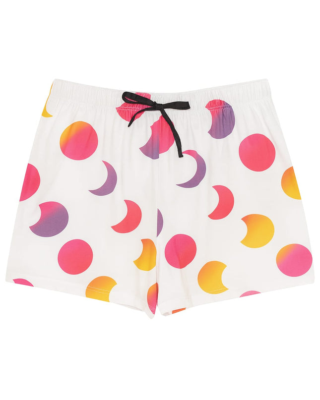 Pijama LUALUA Americano Cetim Acetinado Estampa De Lua Degradê