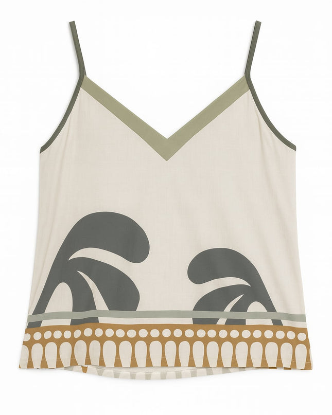 Short Doll LUA LUA Secret | Estampa Verde Off Amarelo E Branco