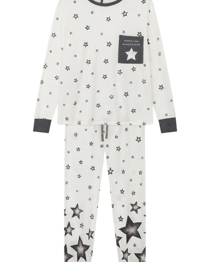 Pijama LUA LUÁ Estampa De Estrelas | Conforto & Estilo Para Noites Aconchegantes