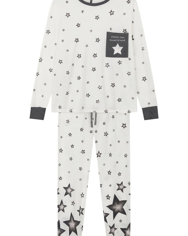 Pijama LUA LUÁ Estampa De Estrelas | Conforto & Estilo Para Noites Aconchegantes